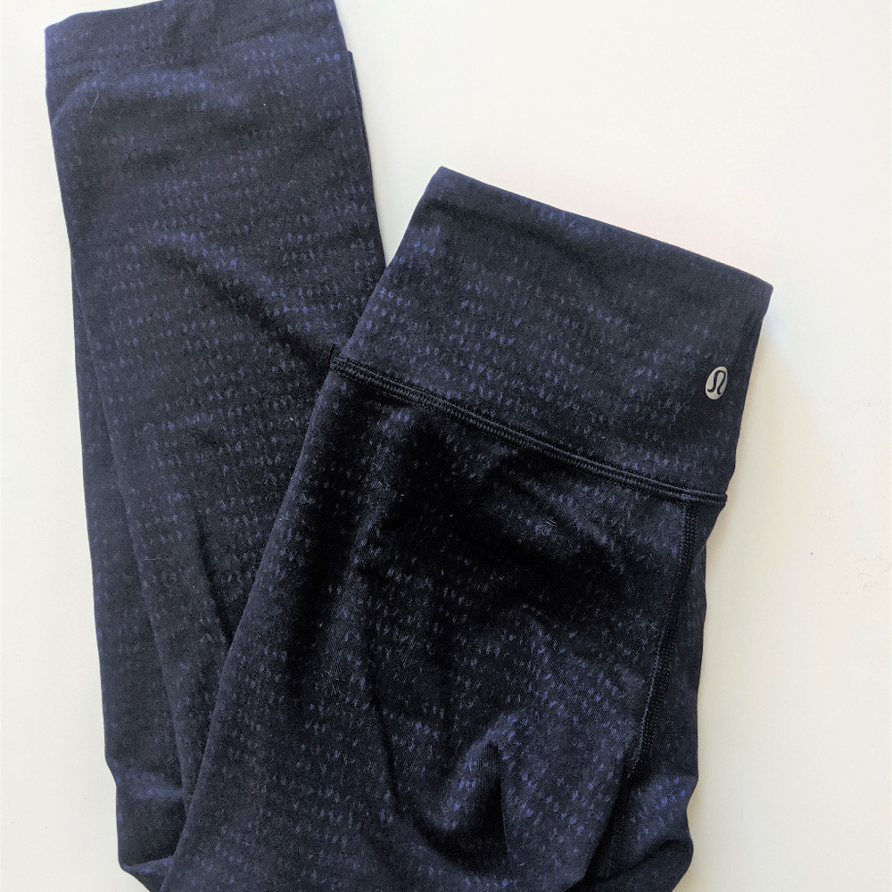 Lululemon | Wunder Under Crop in Purple Black